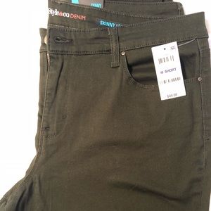 Style & Co colored denim